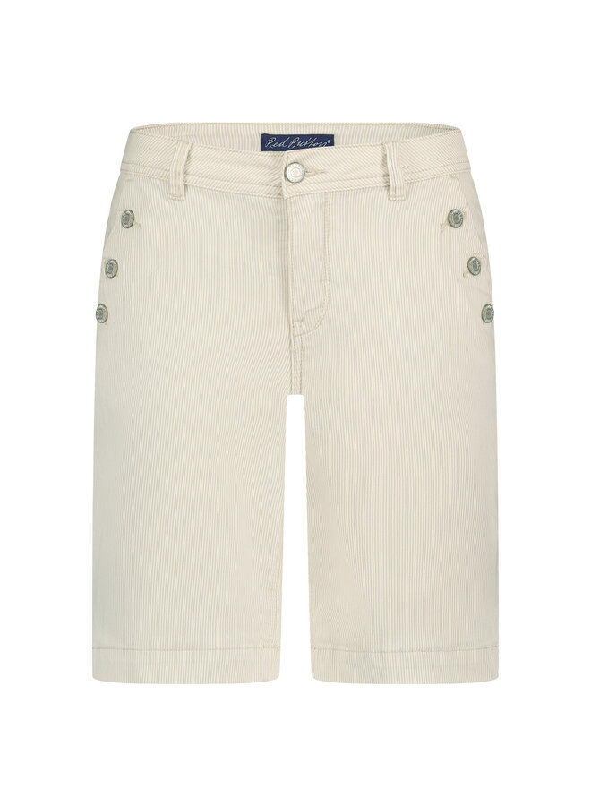 Short Bibette denim stripe sand