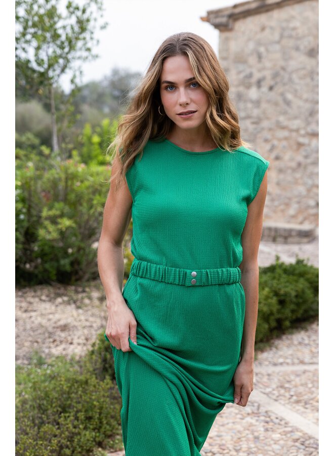 Jurk Minou smaragd green