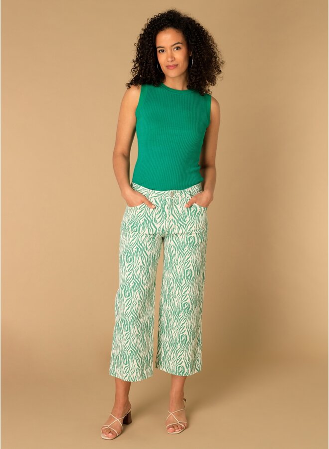Broek Milana offwhite/multi-c