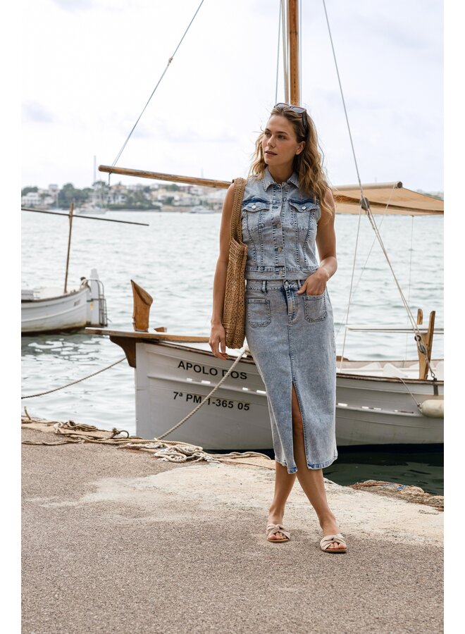 Rok Manon light denim