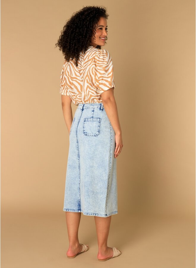 Rok Manon light denim