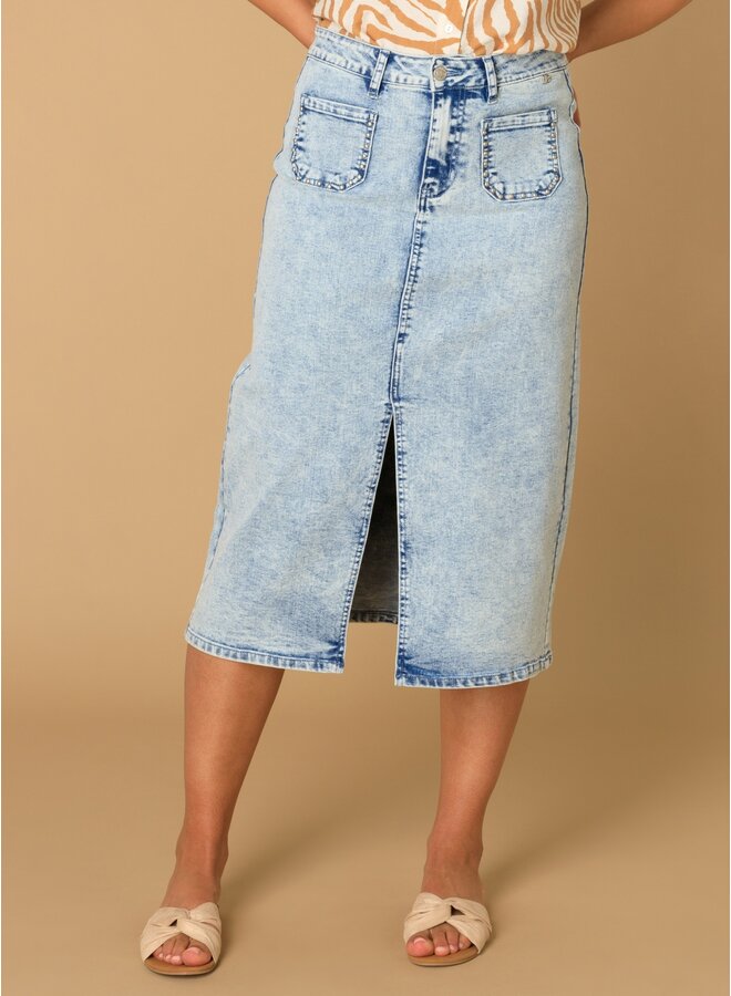 Rok Manon light denim