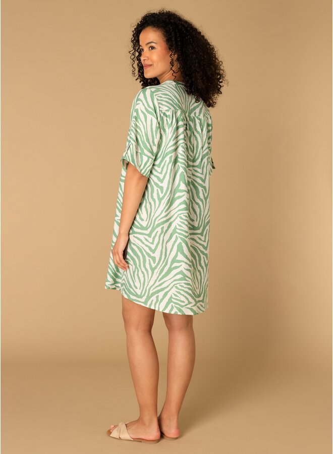 Jurk Mikkie offwhite/multi-c