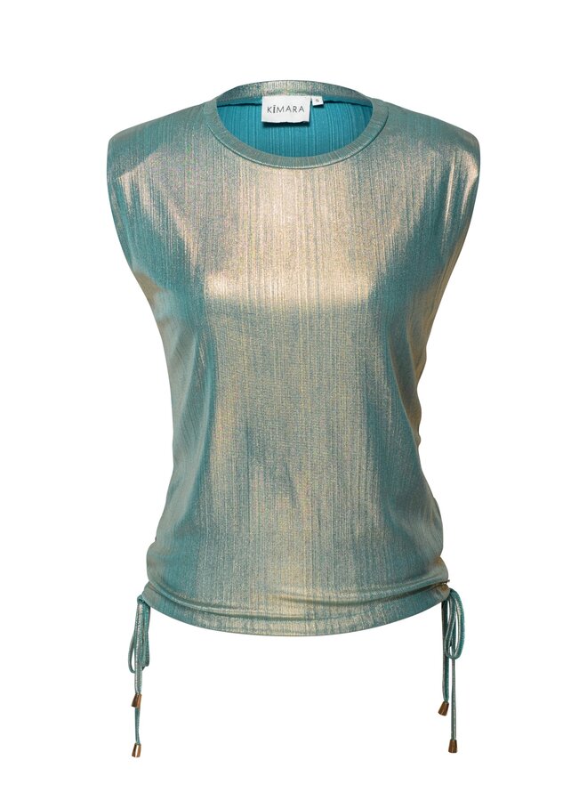 Top Mieka aqua