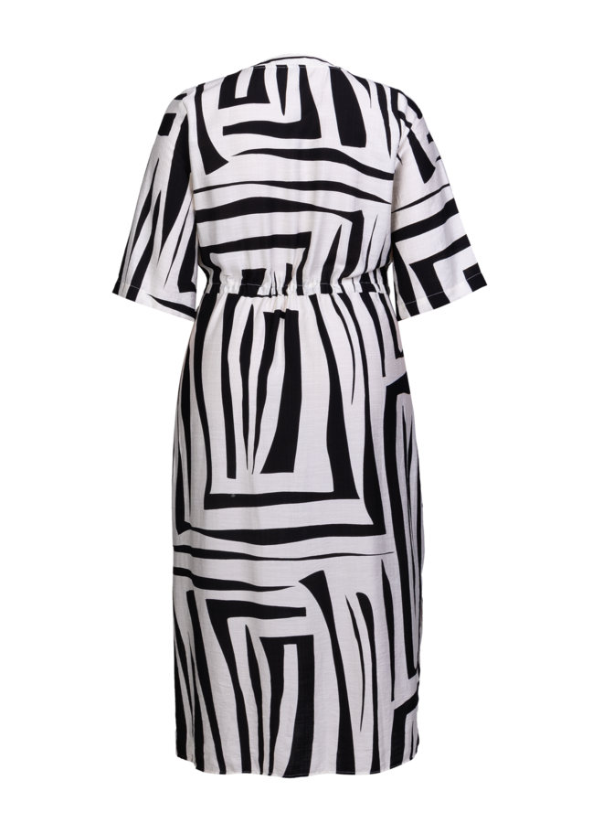 Jurk Yolima offwhite/black
