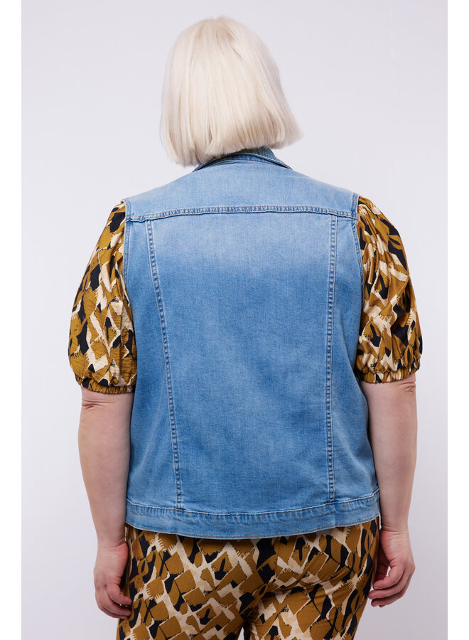 Gilet Hina denim light blue