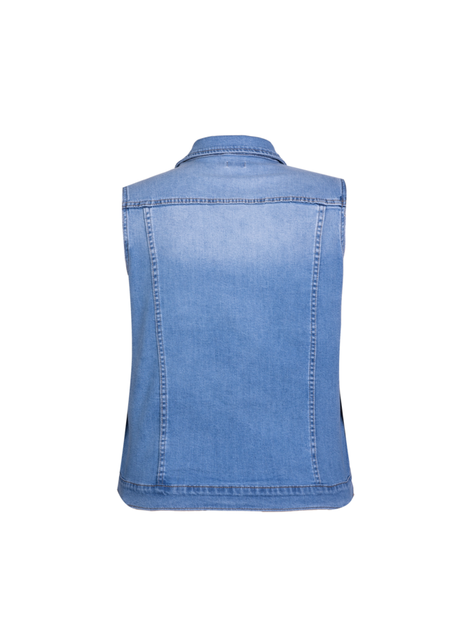 Gilet Hina denim light blue