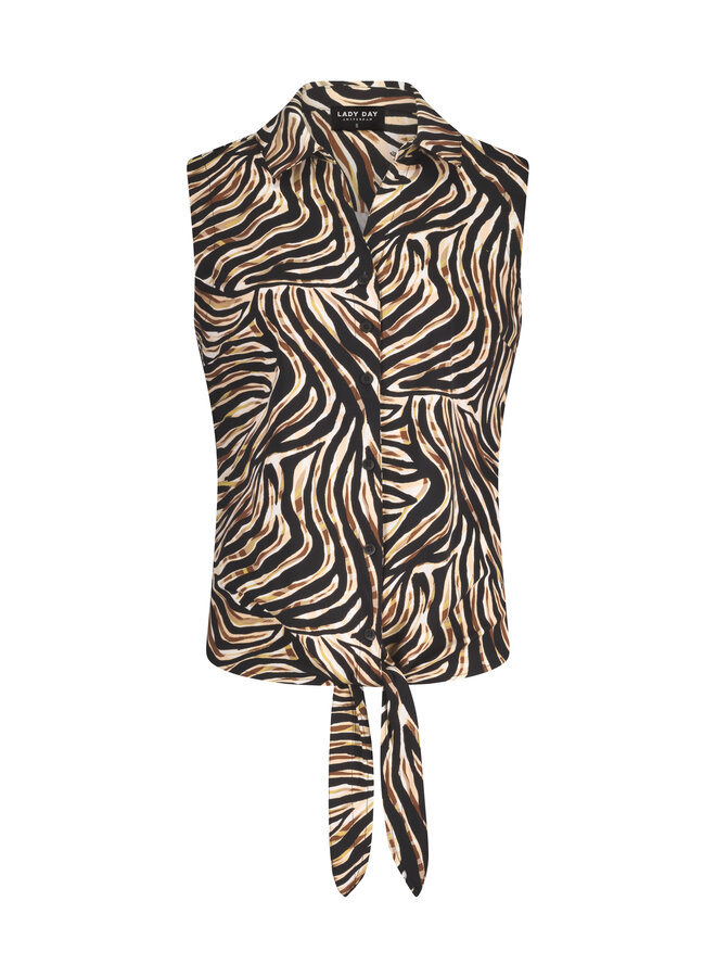 Top Bibi tirza print