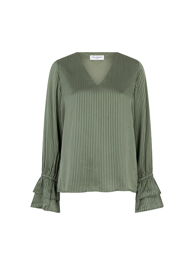 Blouse Sofie dark green