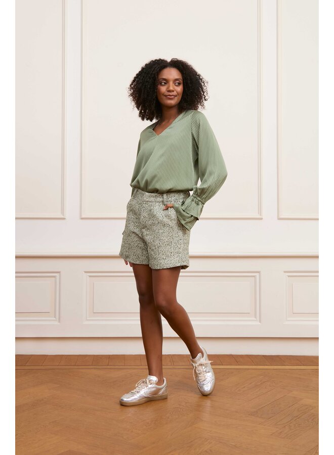 Blouse Sofie dark green