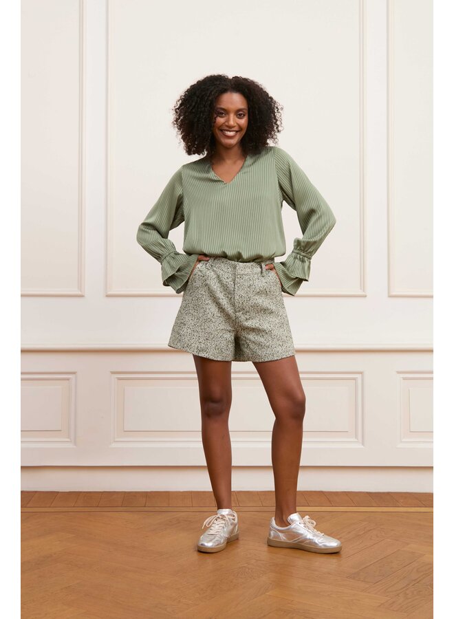 Blouse Sofie dark green