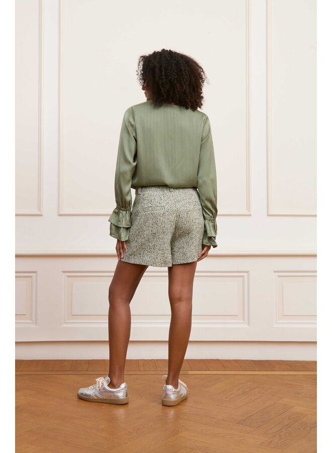 Blouse Sofie dark green