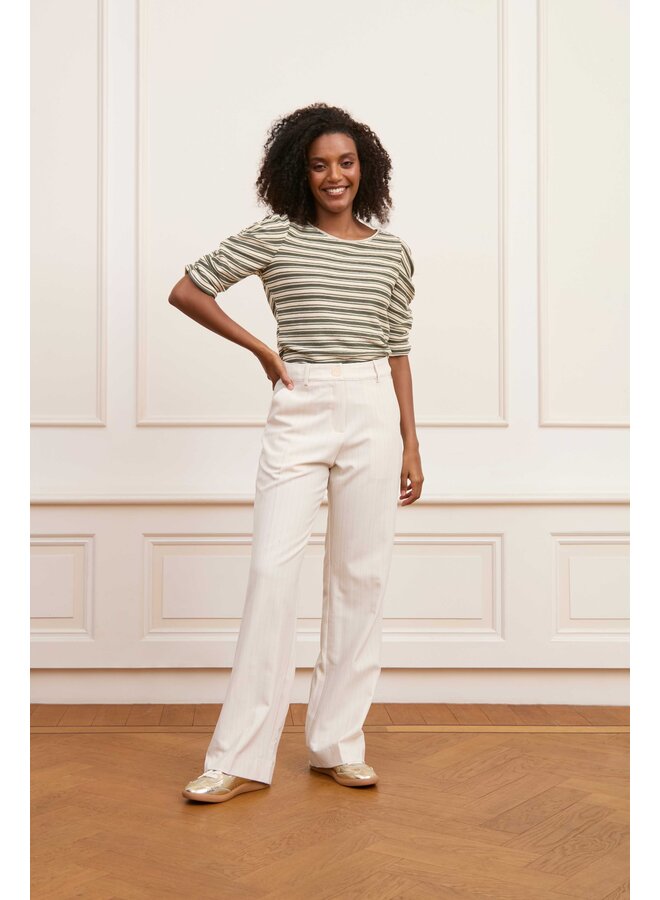 Broek Delphine offwhite