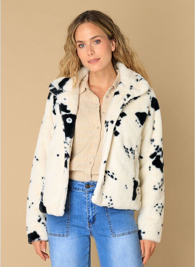 Jacket Esila off white/black