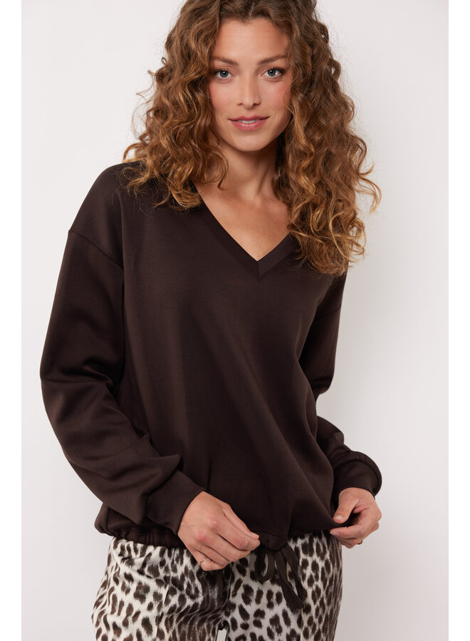 Sweater Salma dark chocolate