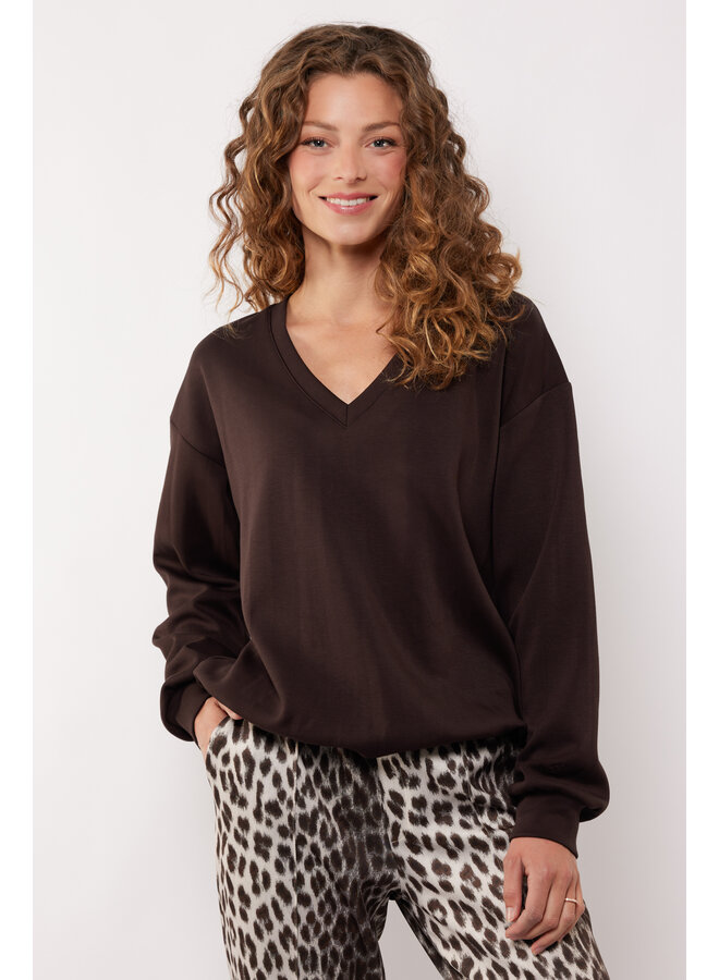 Sweater Salma dark chocolate