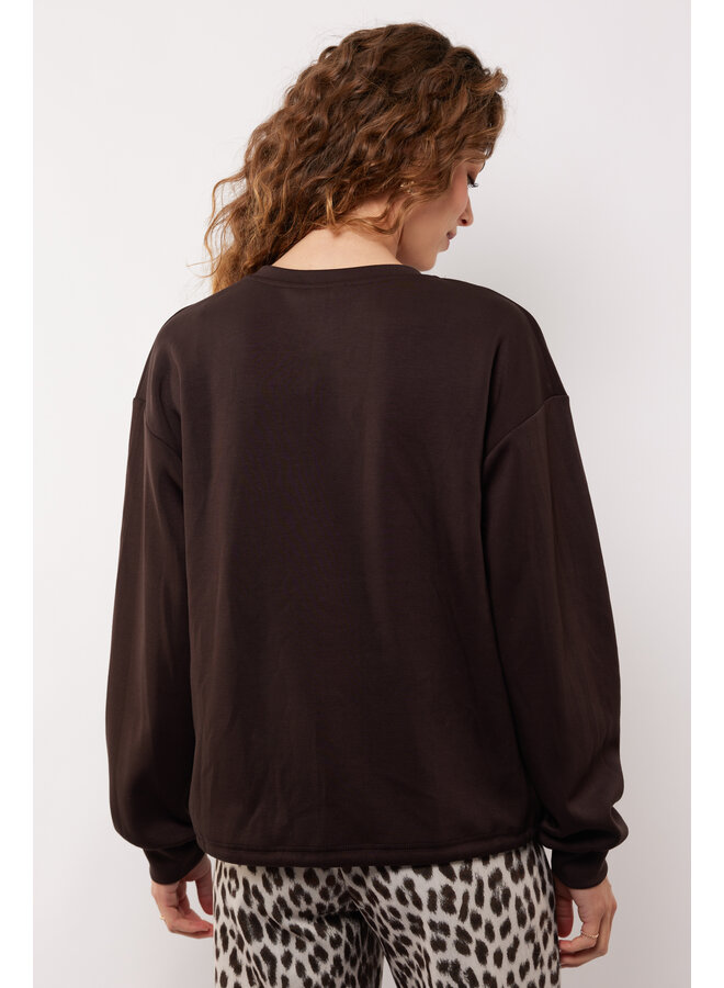 Sweater Salma dark chocolate
