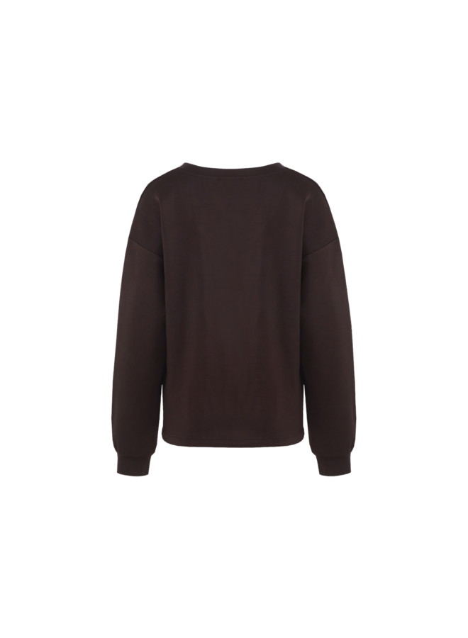 Sweater Salma dark chocolate