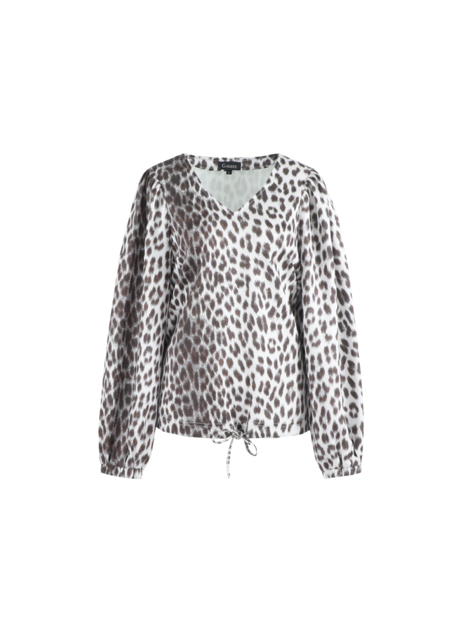 Top Bilie sand/olive green