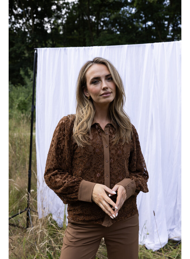 Blouse Fabienne cider wood