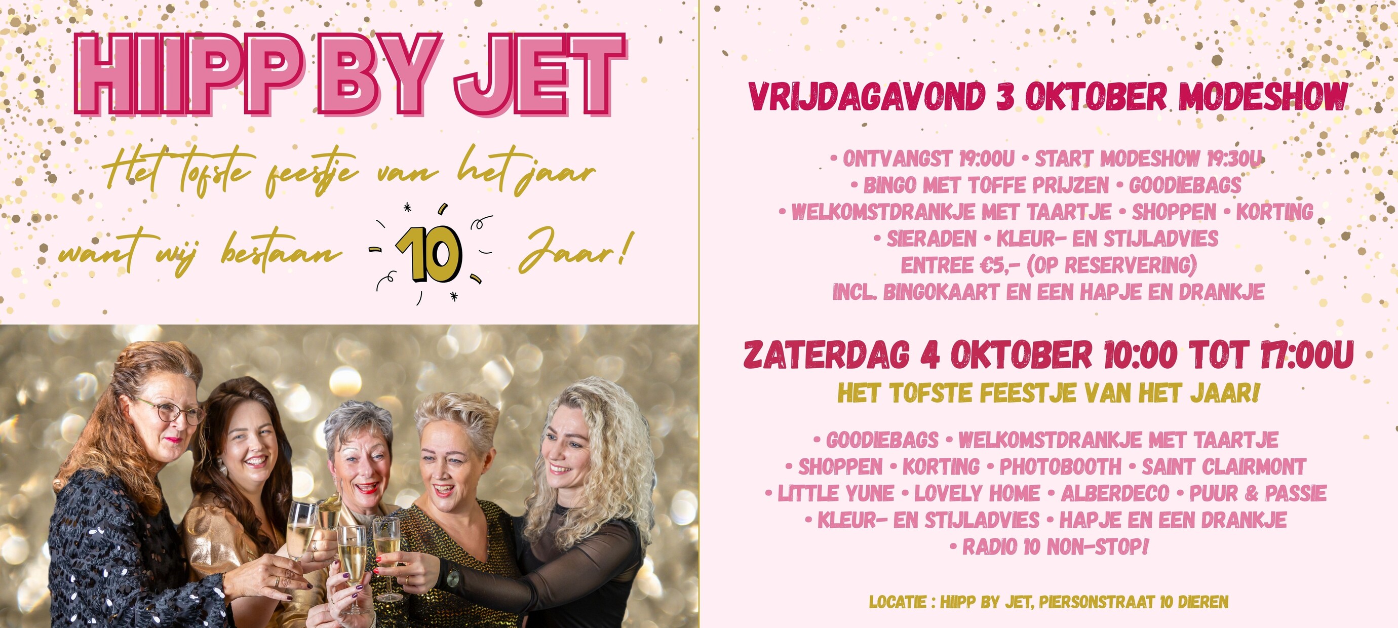 Het tofste feestje van het jaar want wij bestaan 10 jaar!