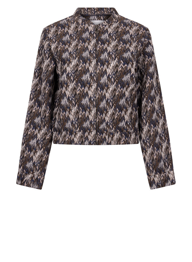 Jacket 254 Sonja mocha/multi