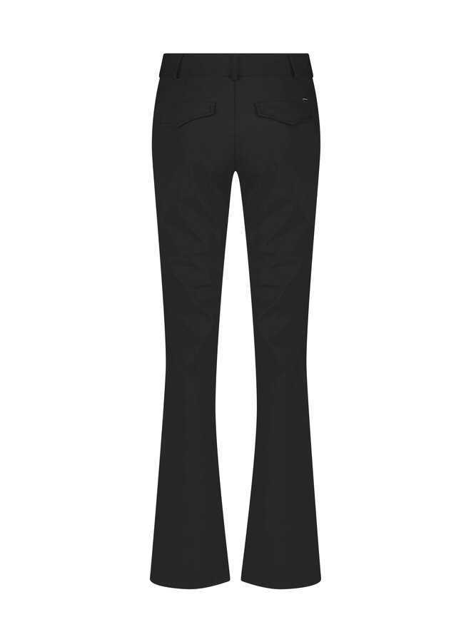 Broek Poppy flared black