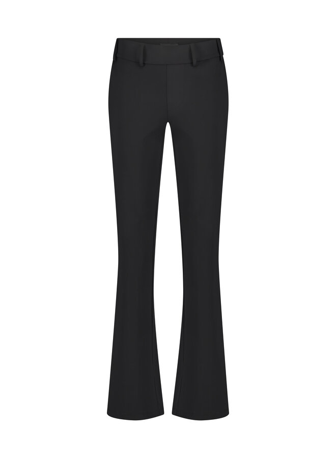 Broek Poppy flared black