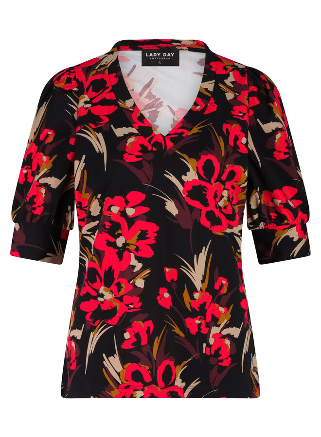 Top Alice flowerprint
