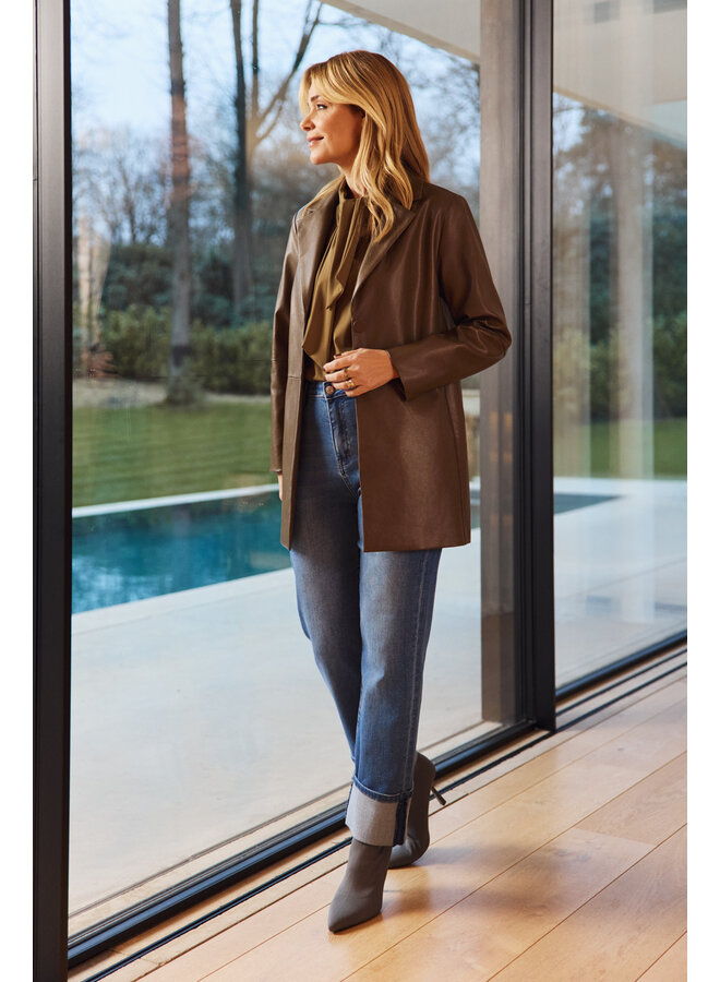 Broek Zadie denim mid blue