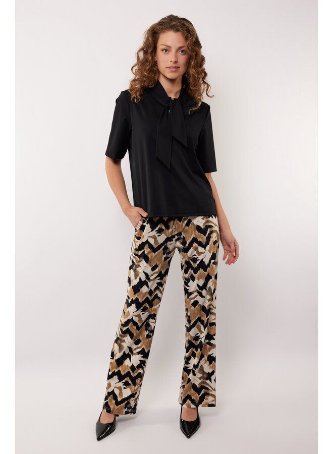 Broek Bindi light camel/black