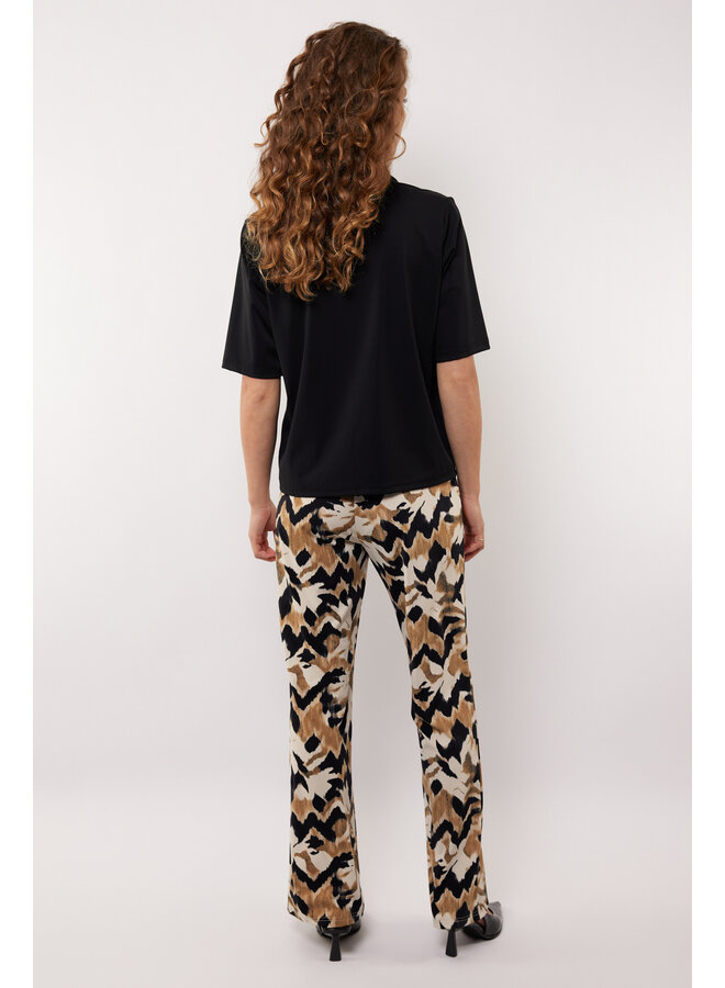 Broek Bindi light camel/black