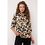 Blouse Uma light camel/black
