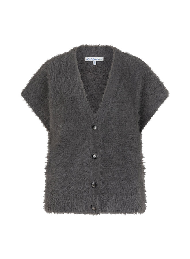 Spencer Sleeveless fuzzy lava