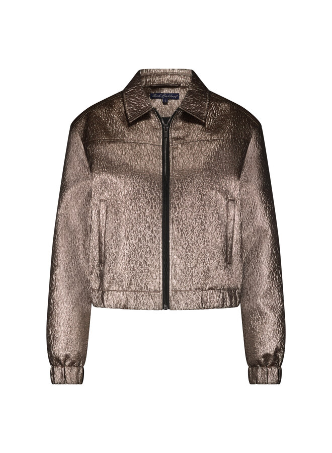 Jacket Bomber metallic coppergold