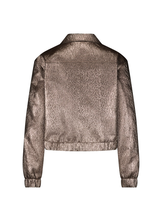 Jacket Bomber metallic coppergold