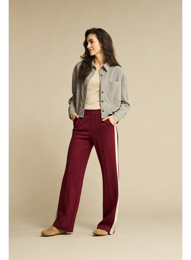 Broek Colette punta sidepatch ruby