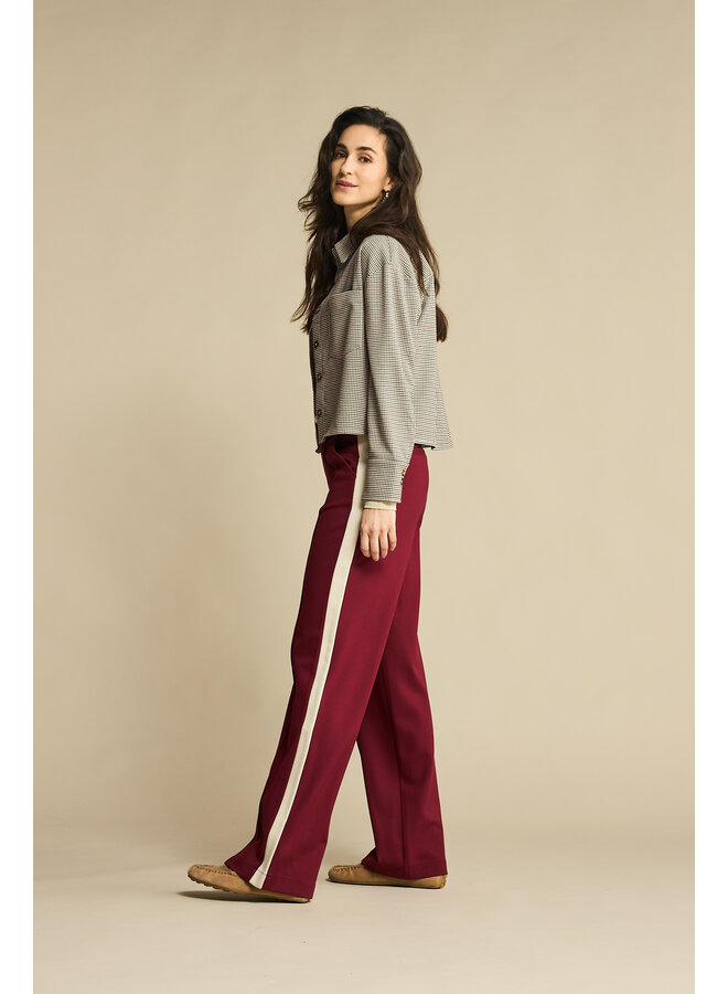 Broek Colette punta sidepatch ruby
