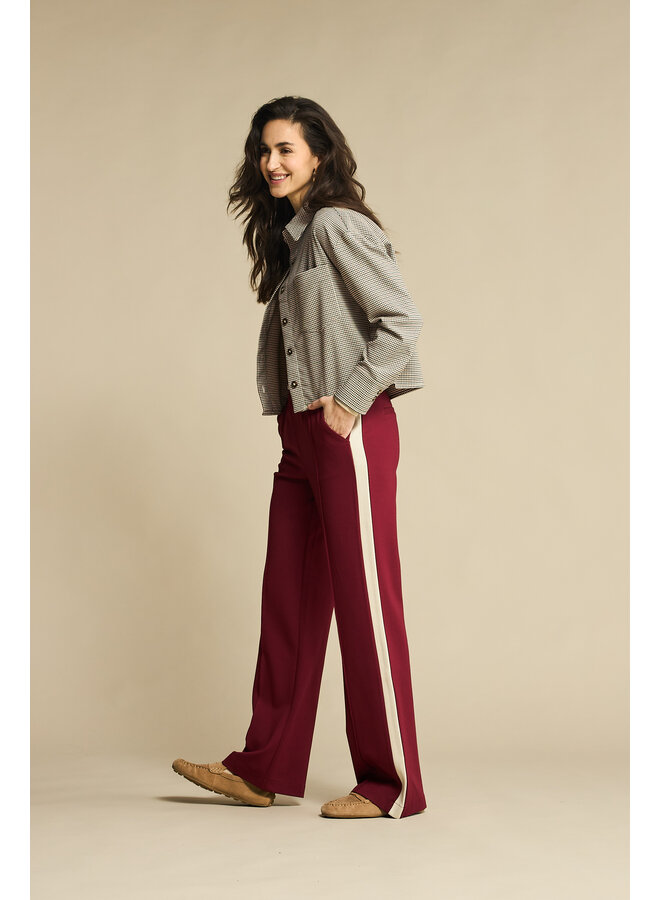 Broek Colette punta sidepatch ruby