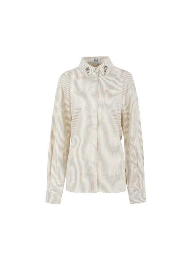 Blouse Lyllith offwhite/light camel