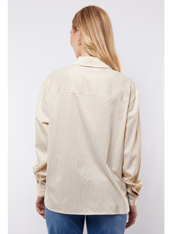 Blouse Lyllith offwhite/light camel