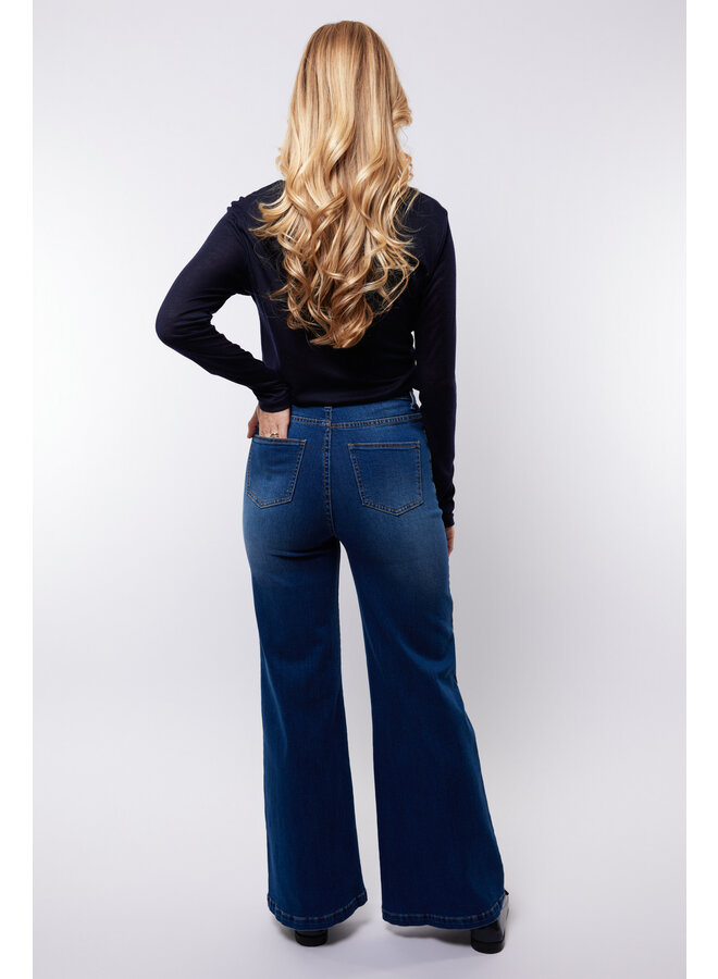 Broek Nicole denim dark blue