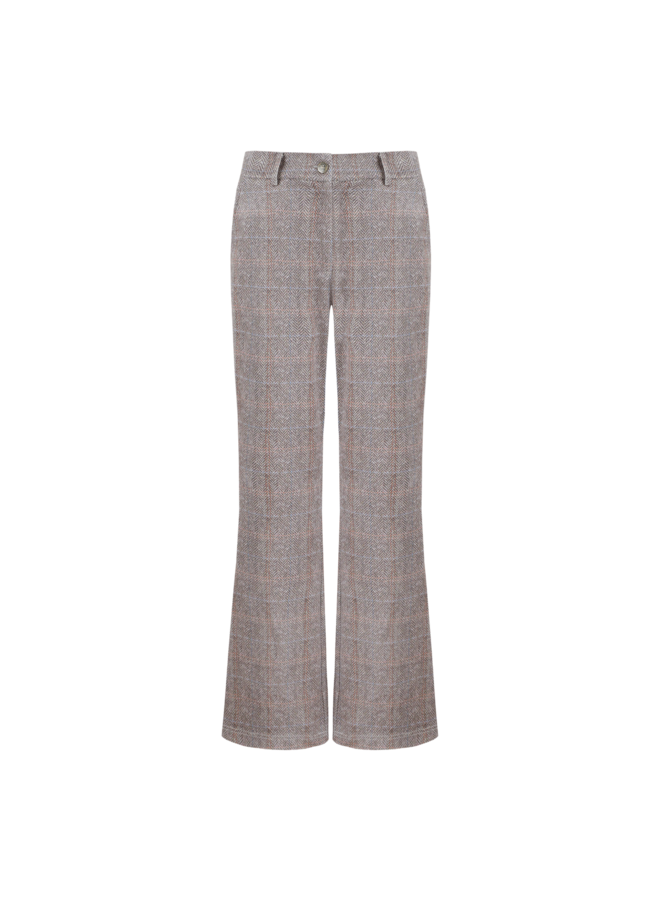 Broek Paola light camel/color mix