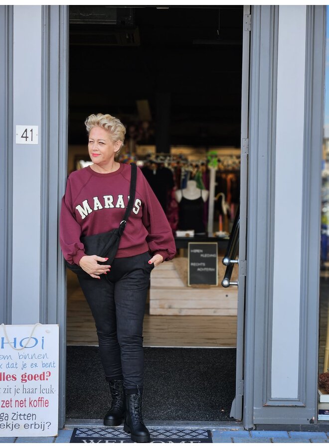 Broek Phoebe Brushed black