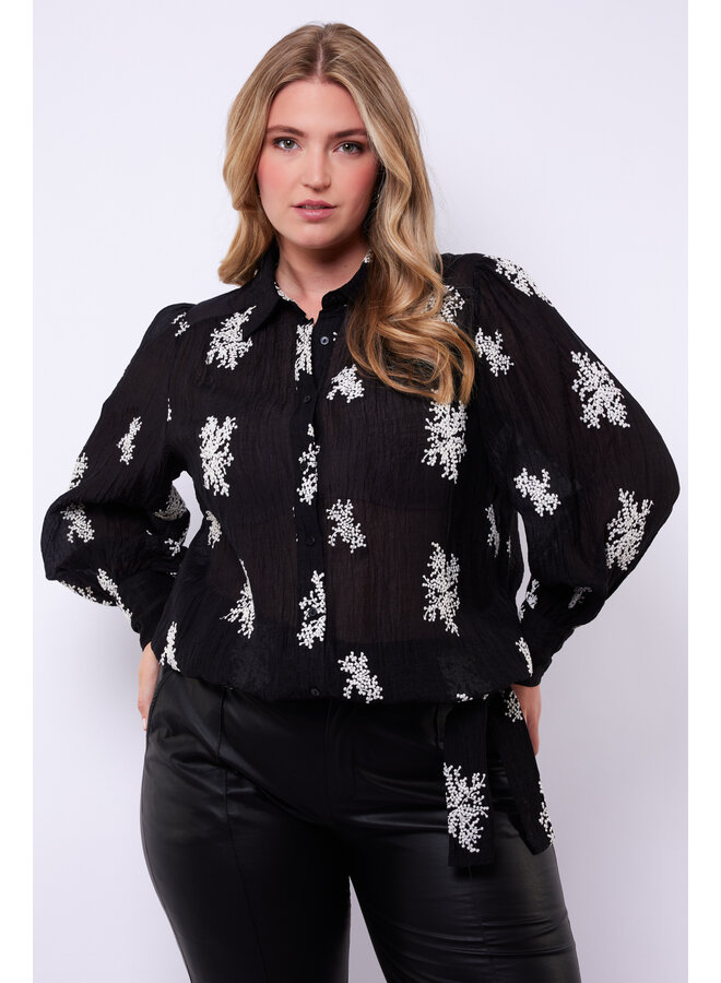 Blouse Fern black
