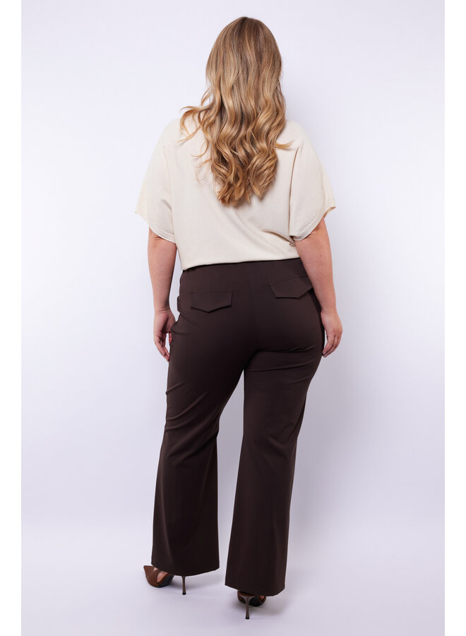 Broek Taryn dark chocolate
