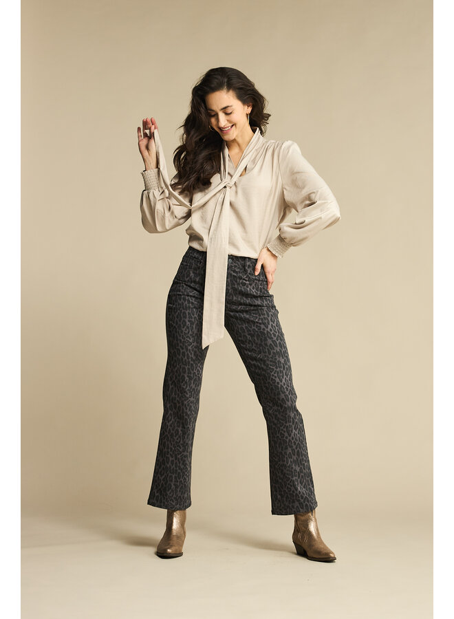 Broek Kim leopard lava