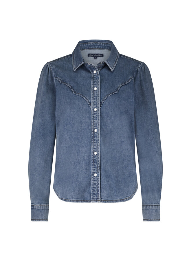 Blouse Victoria denim midstone