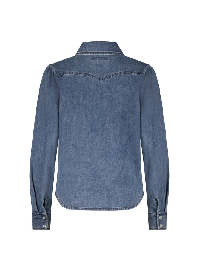 Blouse Victoria denim midstone