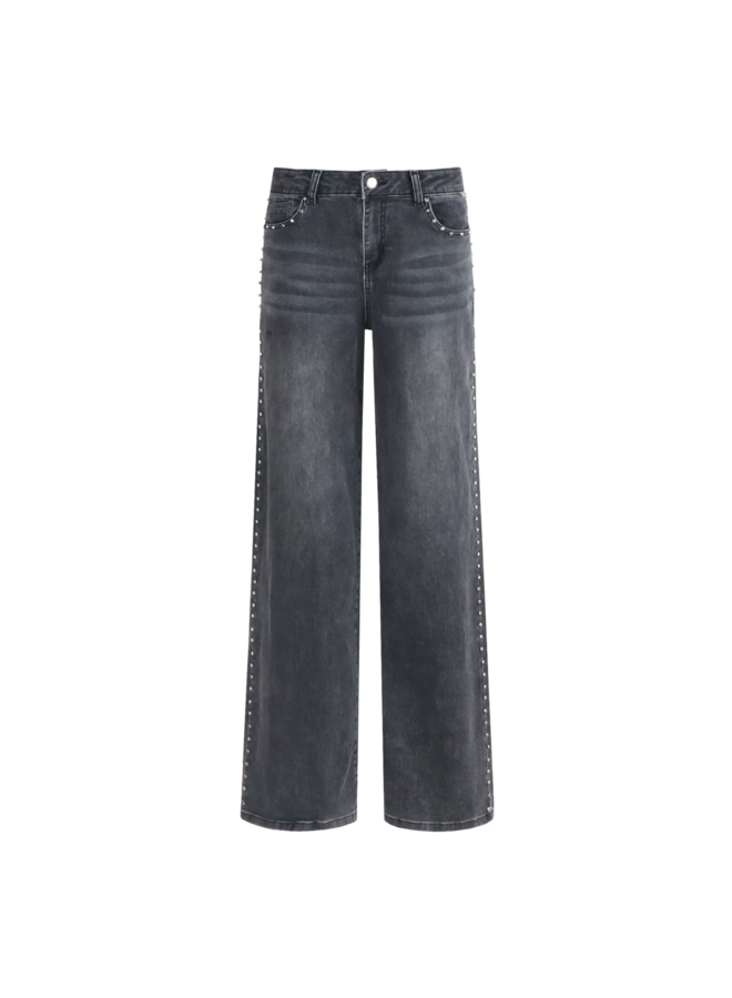 Broek Neona jeans denim dark gray